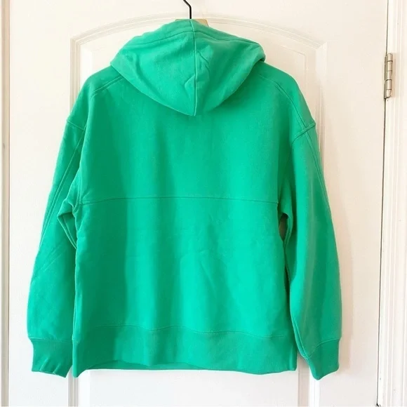 EVERLANE The Track Popover Hoodie Mint Green NWT